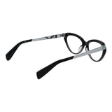 Yohji Yamamoto Black Unisex Glasses Frame