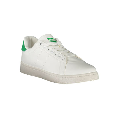 Norway 1963 White Polyester Men Sneakers