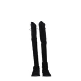 Stuart Weitzman Black Leather Over The Knee