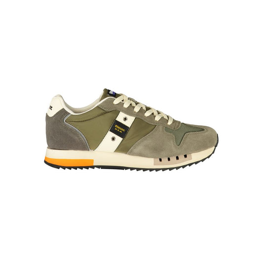 Blauer Green Polyester Men Sneakers