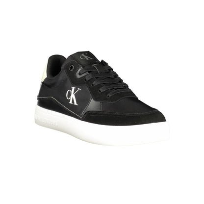 Calvin Klein Black Leather Men Sneakers