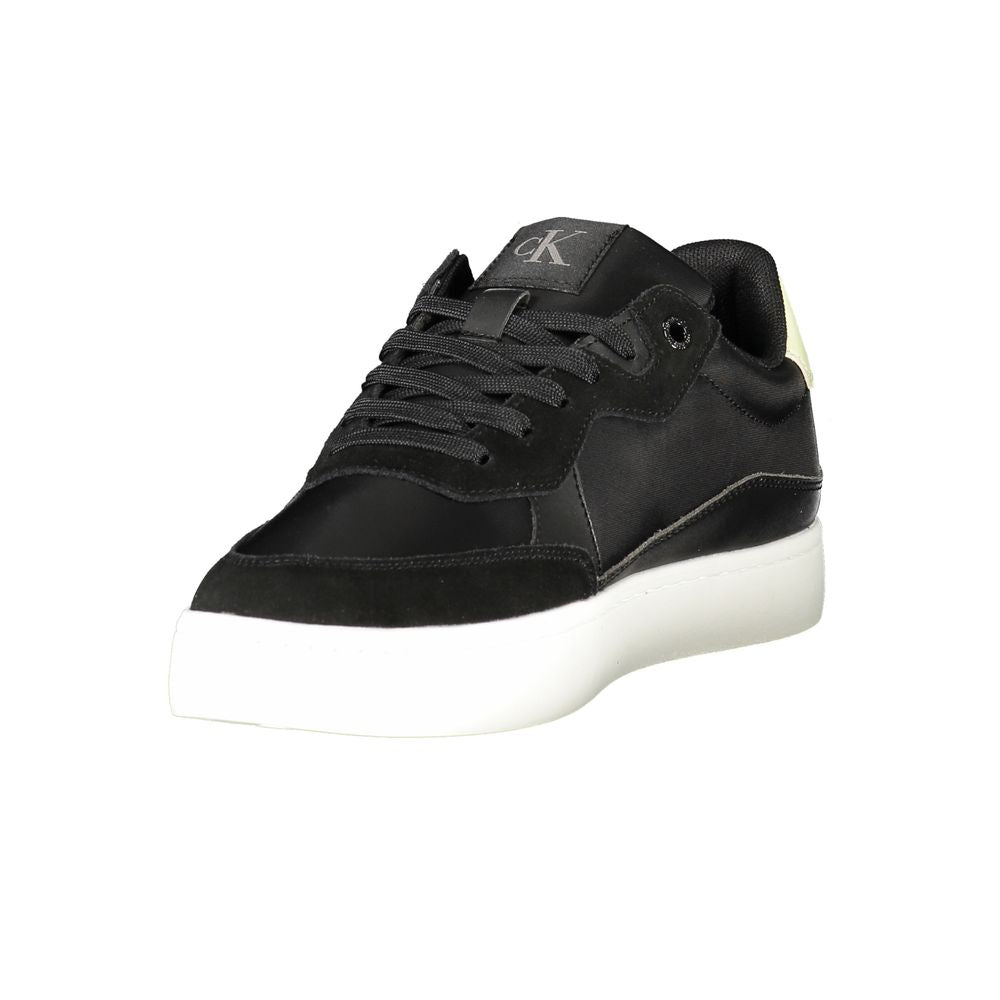 Calvin Klein Black Leather Men Sneakers