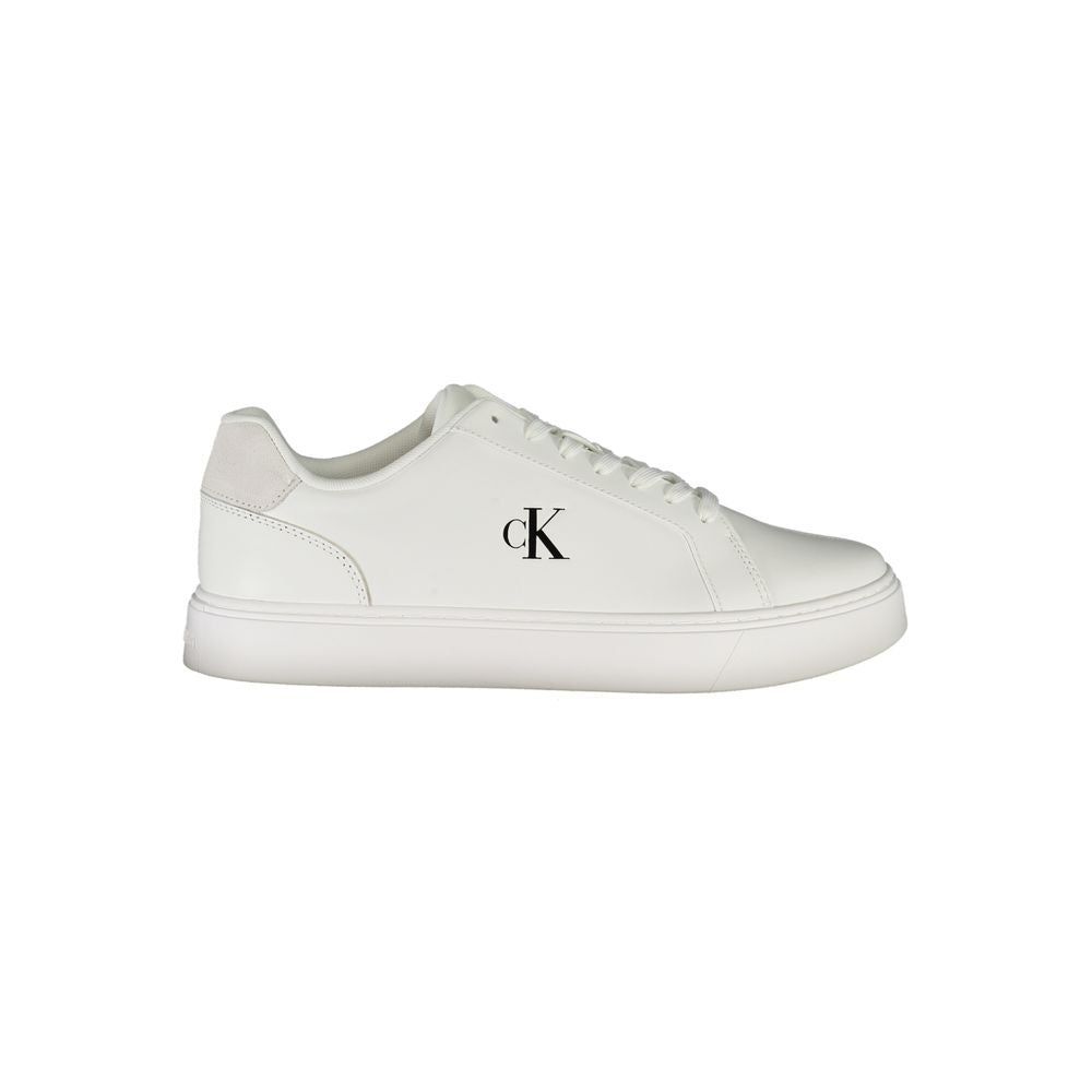 Calvin Klein White Polyester Sneakers