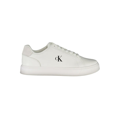 Calvin Klein White Polyester Sneakers