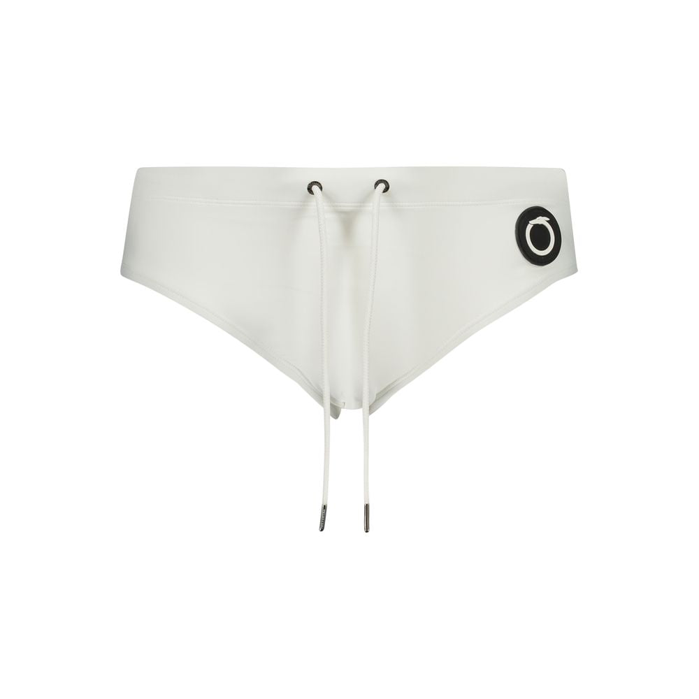 Trussardi White Elastane Swimwear
