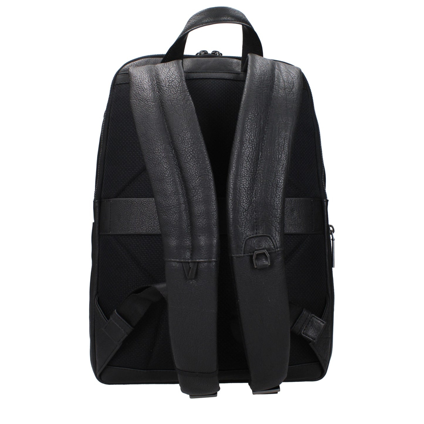 Piquadro Black Leather Backpacks