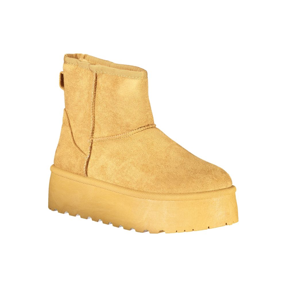 Laura Biagiotti Brown Polyester Ankle