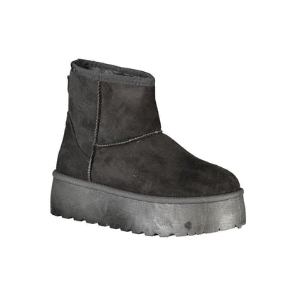 Laura Biagiotti Black Polyester Ankle