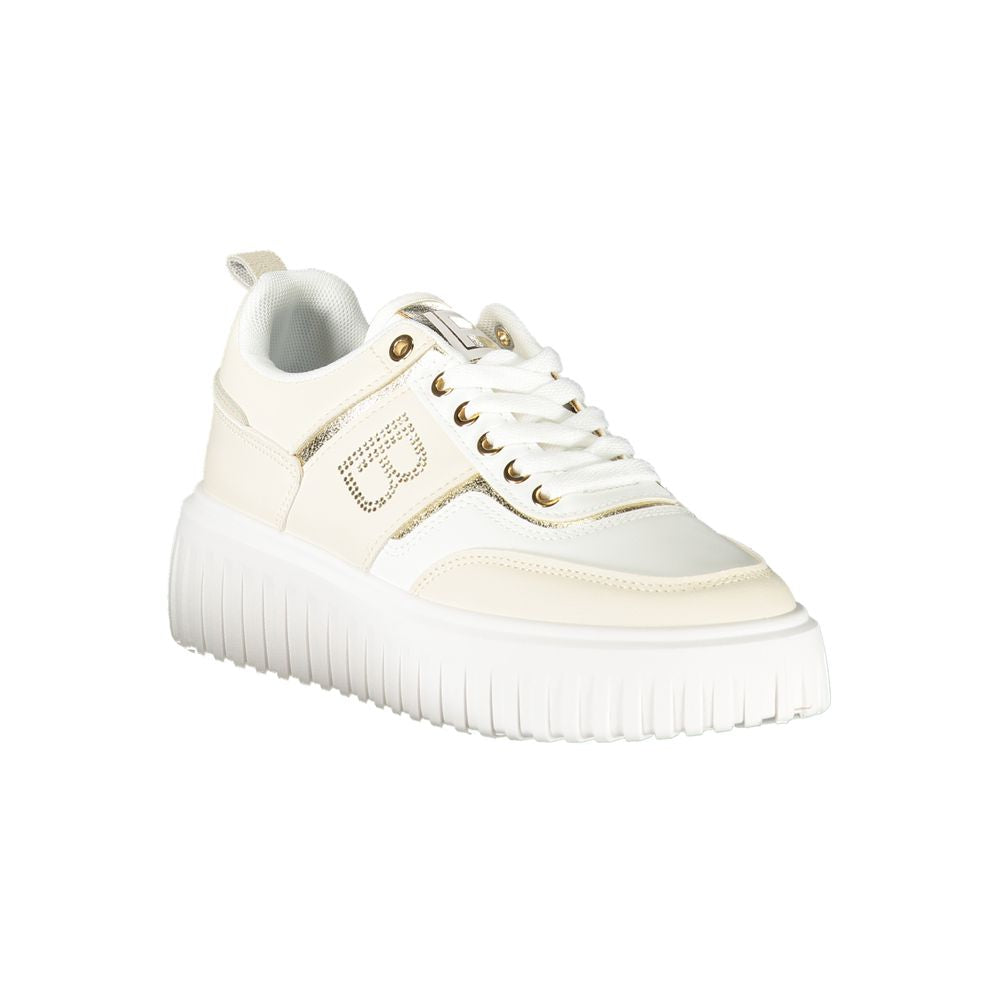 Laura Biagiotti Beige Polyester Sneakers