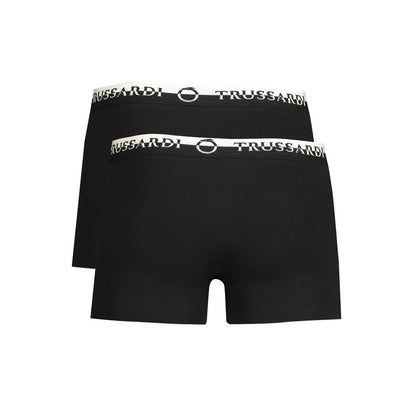 Trussardi Black Cotton Men's Boxer