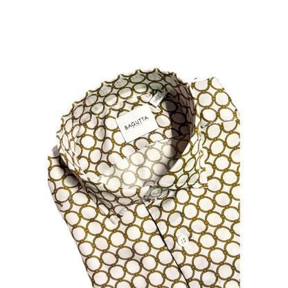 Bagutta White Viscose Shirt