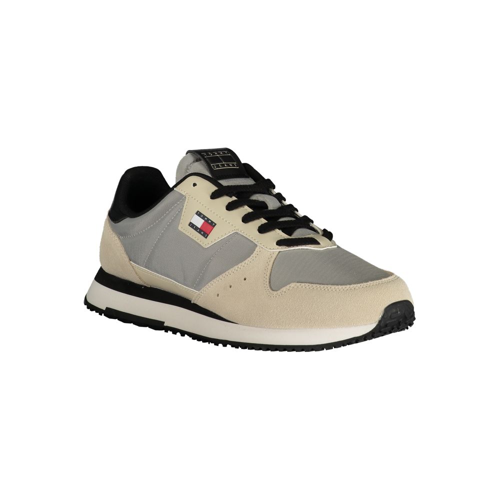 Tommy Hilfiger Grigio Leather Men Sneakers