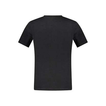 Hugo Boss Black Cotton Men T-Shirt