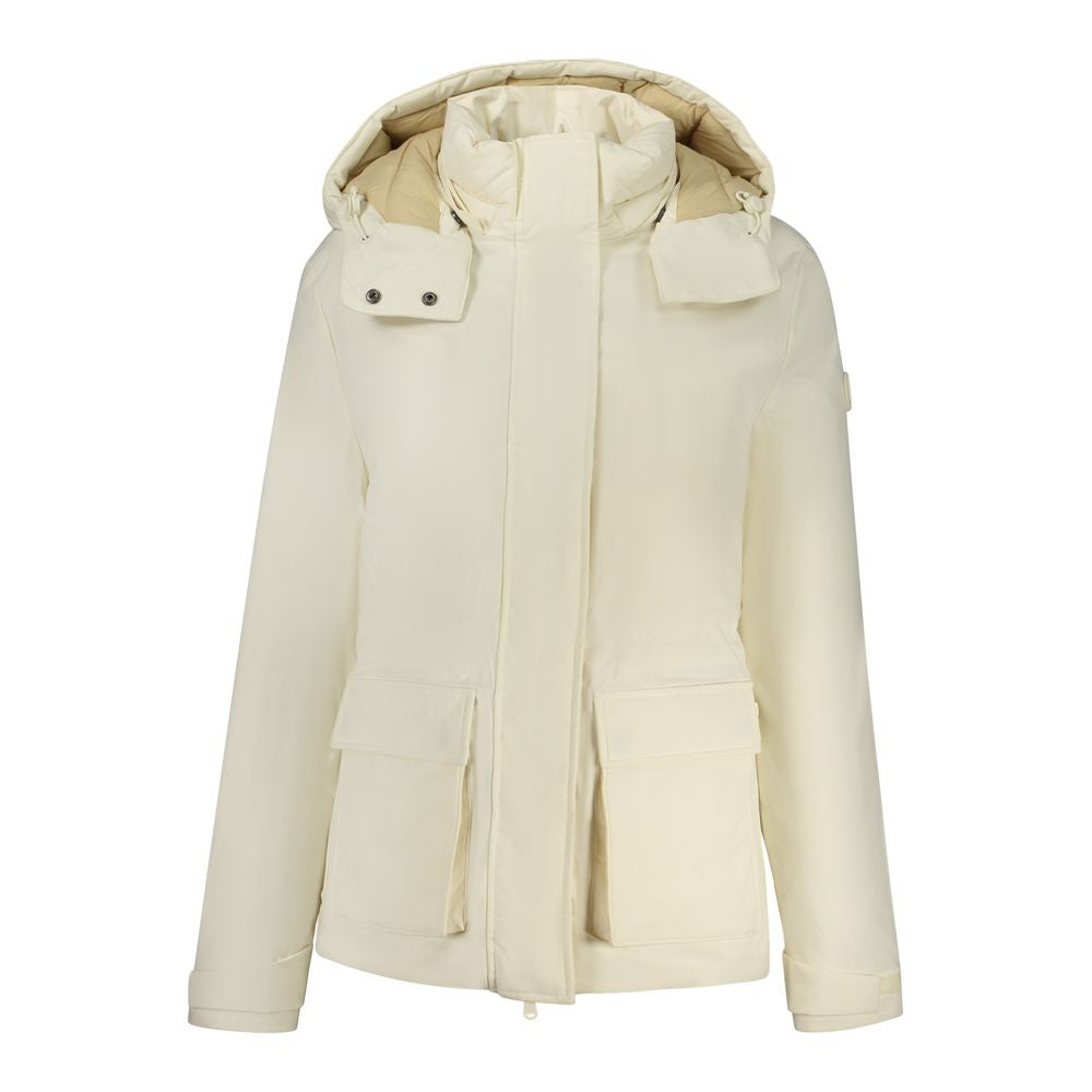 North Sails White Polyester Women Parka Jacket