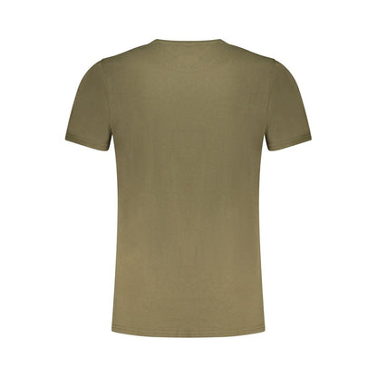 Tommy Hilfiger Verde Cotton Men T-Shirt