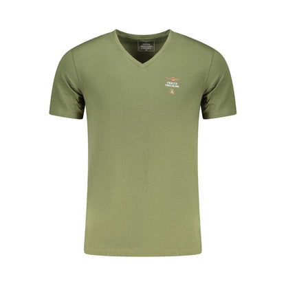 Aeronautica Militare Verde Cotton Men's T-Shirt