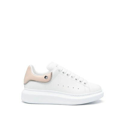 Alexander McQueen White Calfskin Chunky Sneakers