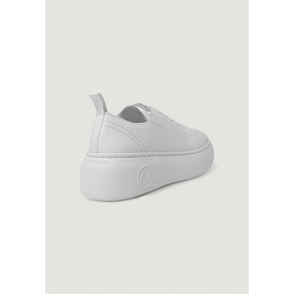 Armani Exchange White Leather Sneakers
