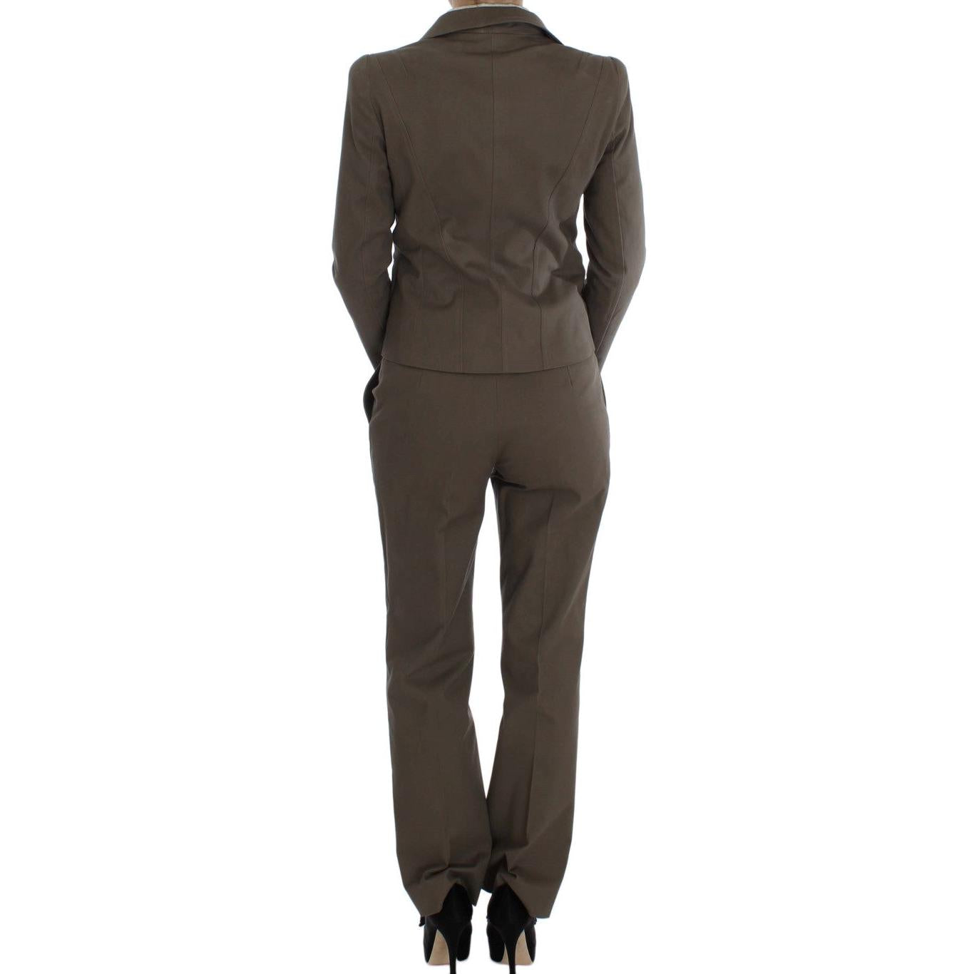BENCIVENGA Beige Wool Cotton Suit