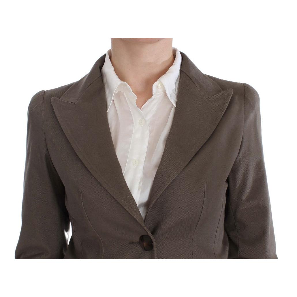 BENCIVENGA Beige Wool Cotton Suit