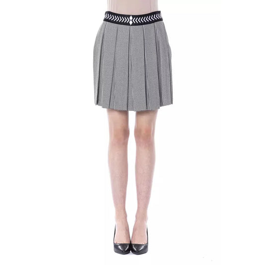BYBLOS Black Viscose Women Skirt