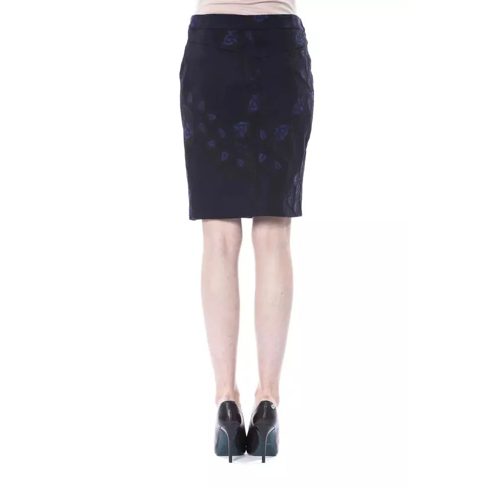 BYBLOS Blue Cotton Women Skirt