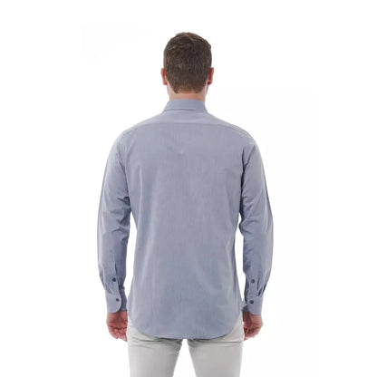 Bagutta Gray Cotton Men Shirt