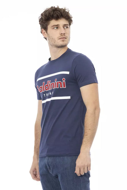 Baldinini Trend Blue Cotton Men's T-Shirt