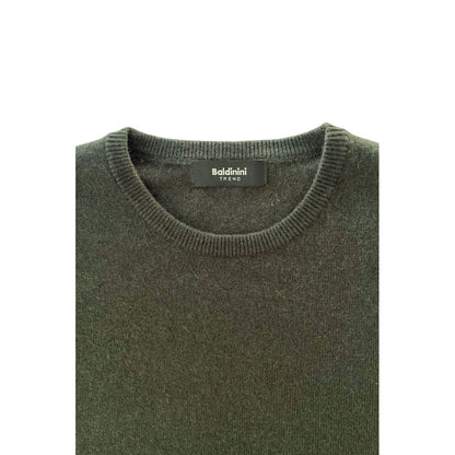 Baldinini Trend Green Cashmere Men Sweater