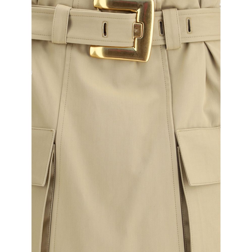 Balmain Cargo Miniskirt