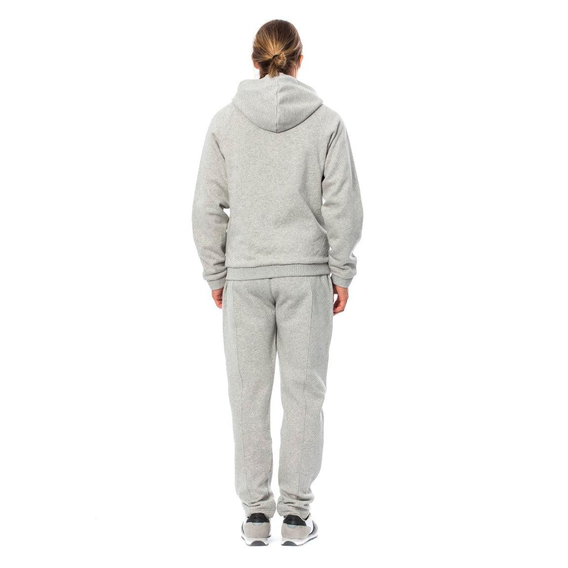 Billionaire Italian Couture Gray Cotton Hooded Sweatsuit