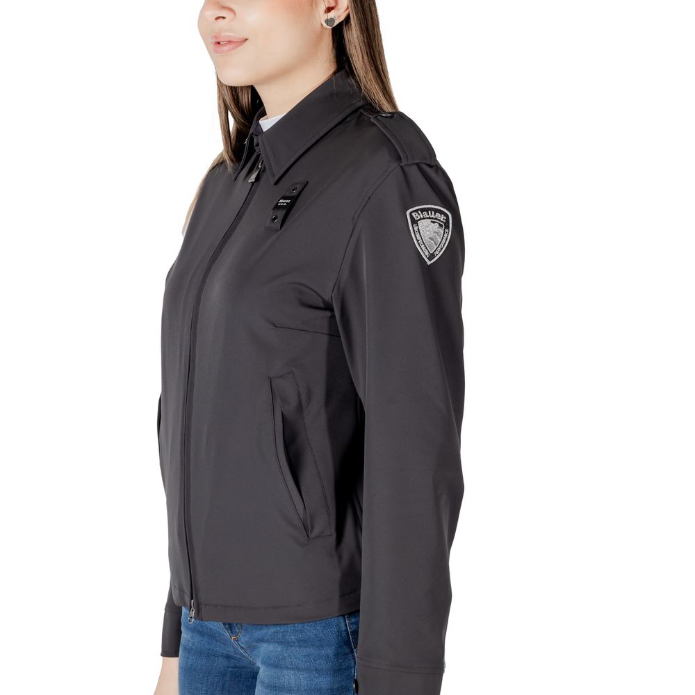 Blauer Black Polyamide Jackets & Coat
