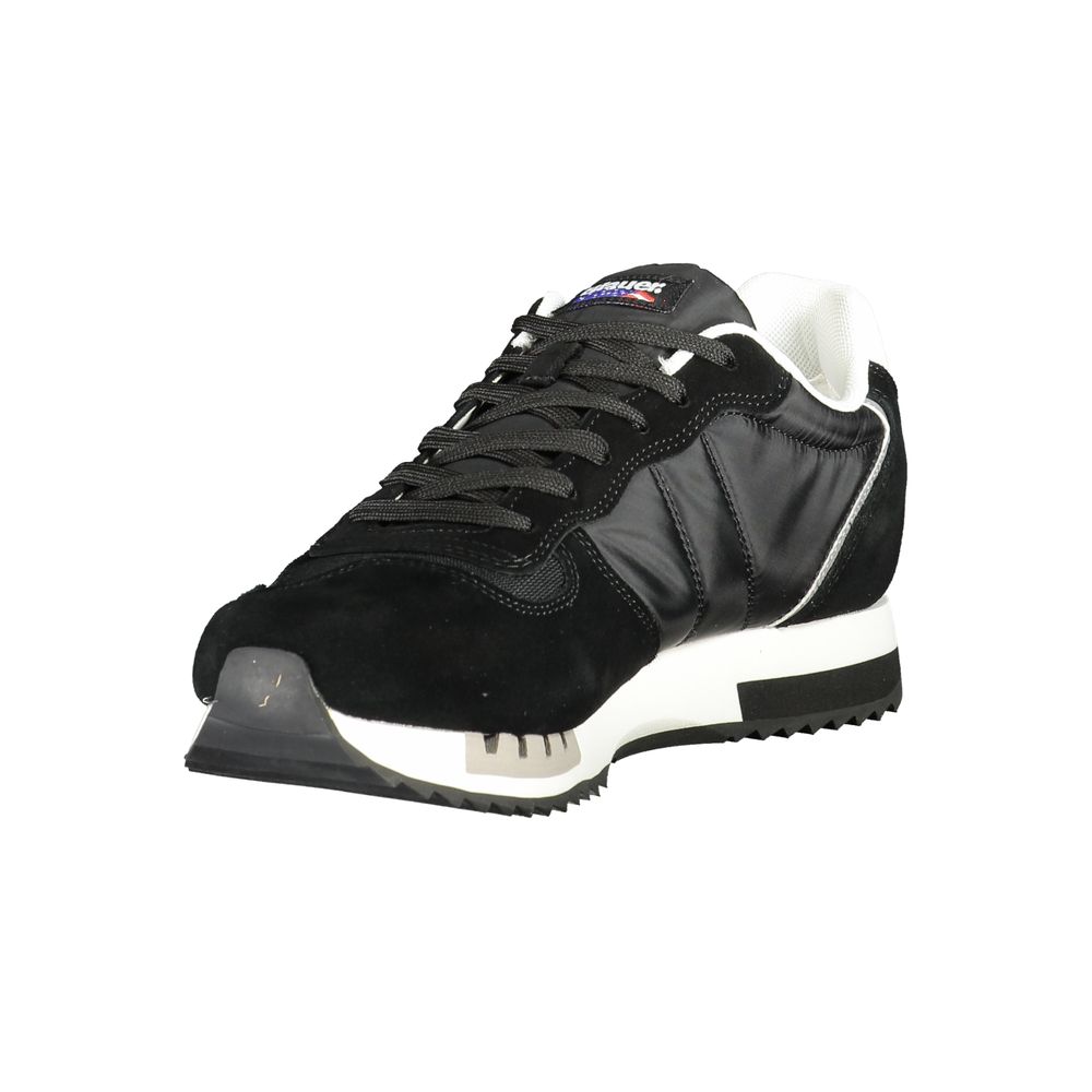 Blauer Black Polyester Men Sneakers