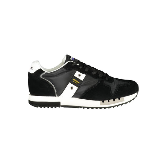 Blauer Black Polyester Men Sneakers