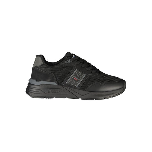 Blauer Black Polyester Mens Sneakers