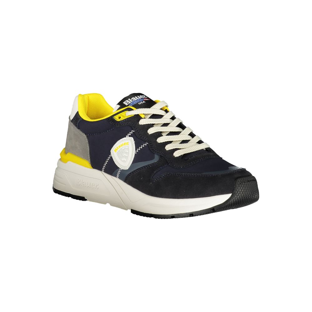 Blauer Blue Polyester Men Sneakers