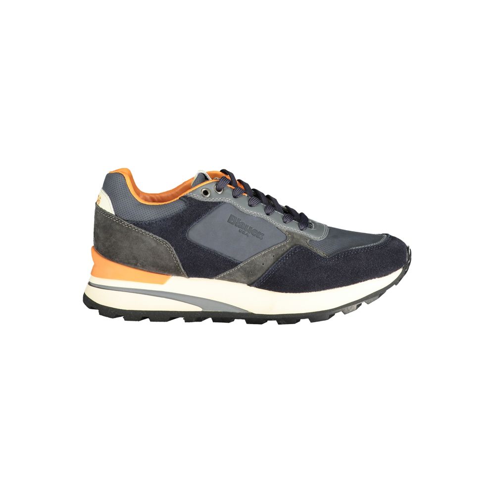 Blauer Blue Polyethylene Men Sneakers