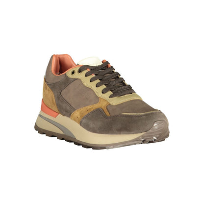Blauer Brown Polyethylene Men Sneakers