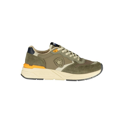 Blauer Green Polyester Men Sneakers