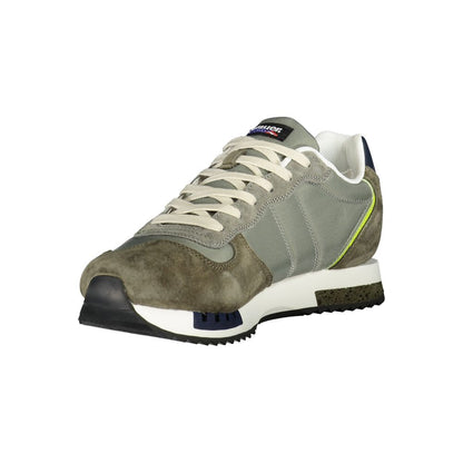 Blauer Green Polyester Mens Sneakers