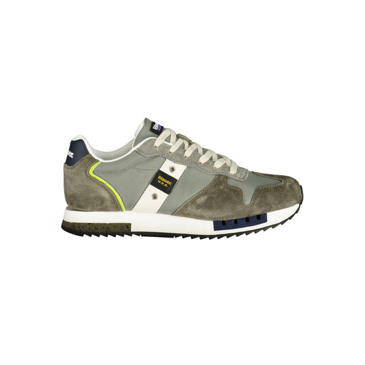 Blauer Green Polyester Mens Sneakers