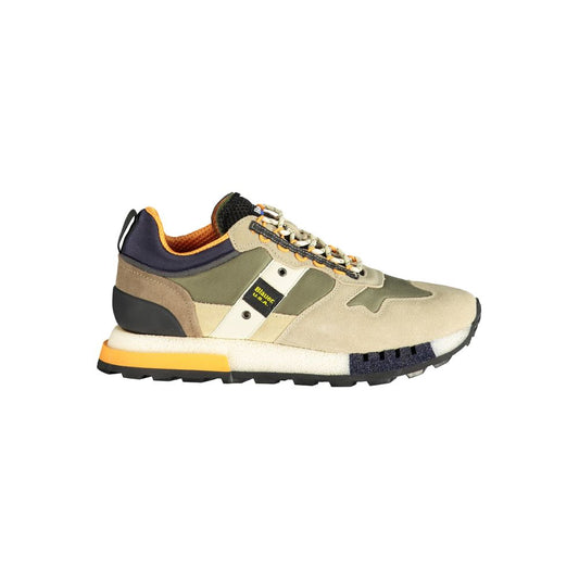 Blauer Green Polyethylene Men Sneakers