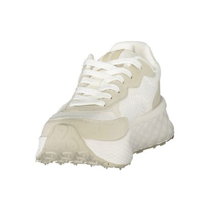 Blauer White Polyester Women Sneakers