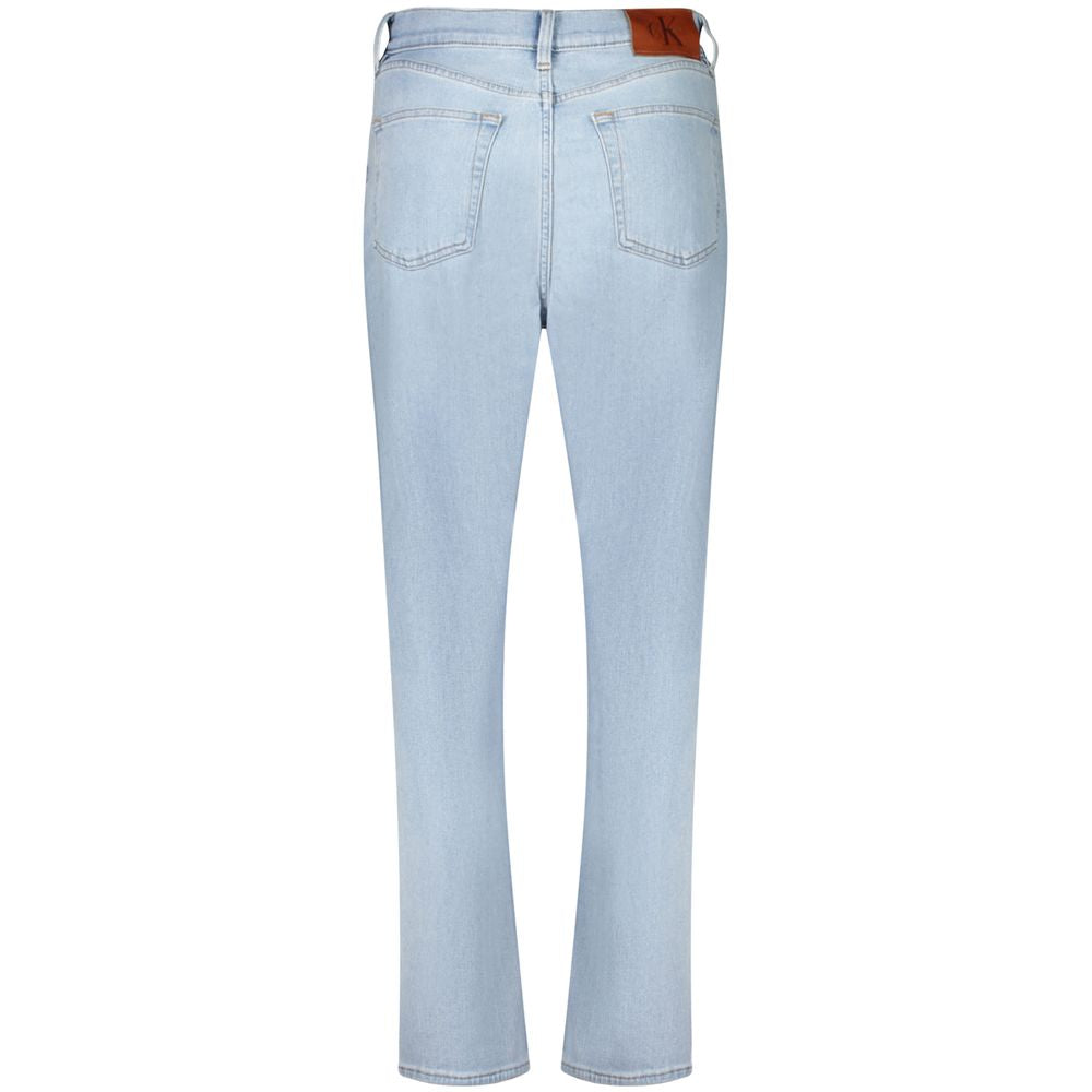 Calvin Klein Azzurro Cotton Women Jeans