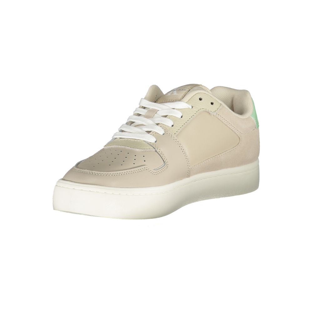Calvin Klein Beige Polyester Sneakers