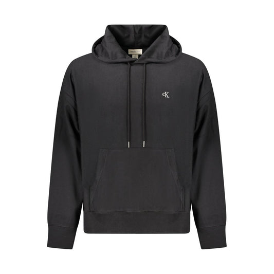Calvin Klein Black Cotton Men Sweatshirt