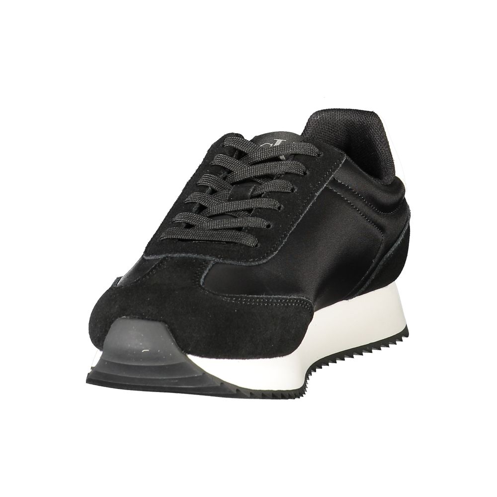 Calvin Klein Black Leather Women Sneakers