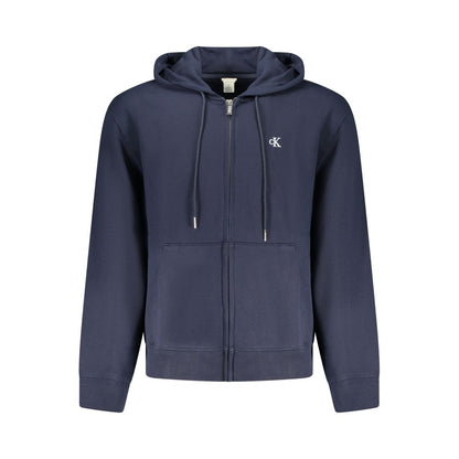 Calvin Klein "Blu Cotton Men's Hooded Sweatshirt"