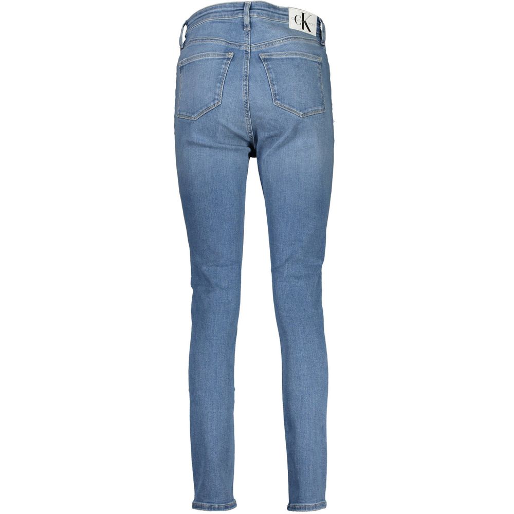 Calvin Klein Blue Cotton Jeans & Pant