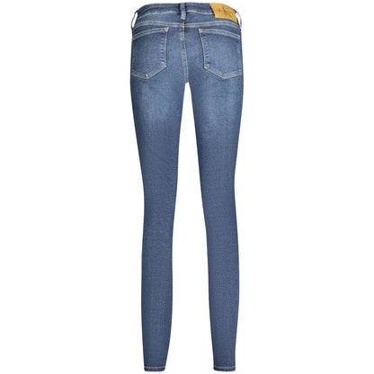 Calvin Klein Blue Cotton Jeans & Pant
